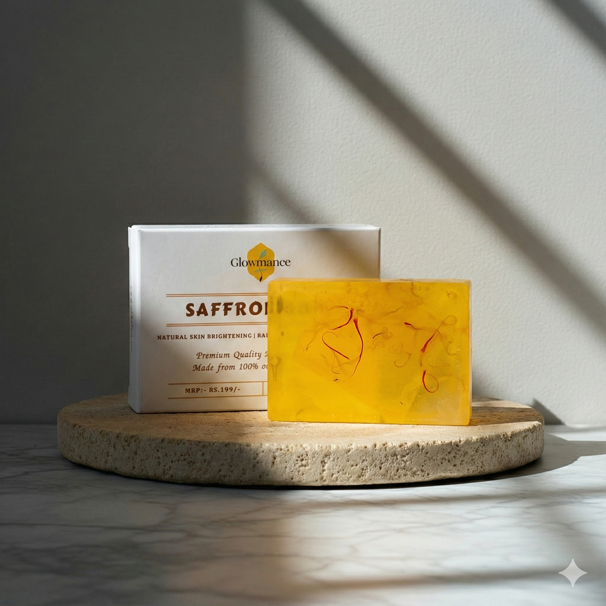 Saffron Soap – 100 gm - Image 2