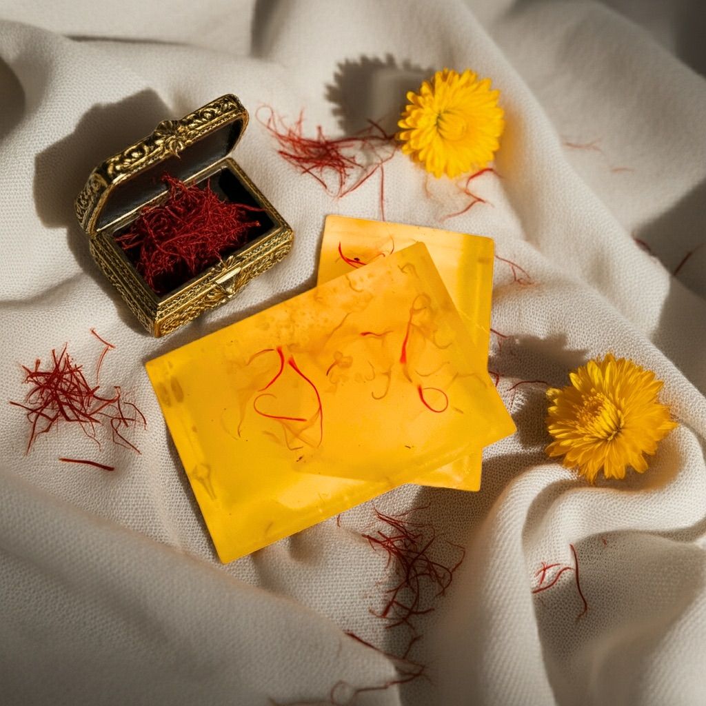 Saffron Soap – 100 gm - Image 3