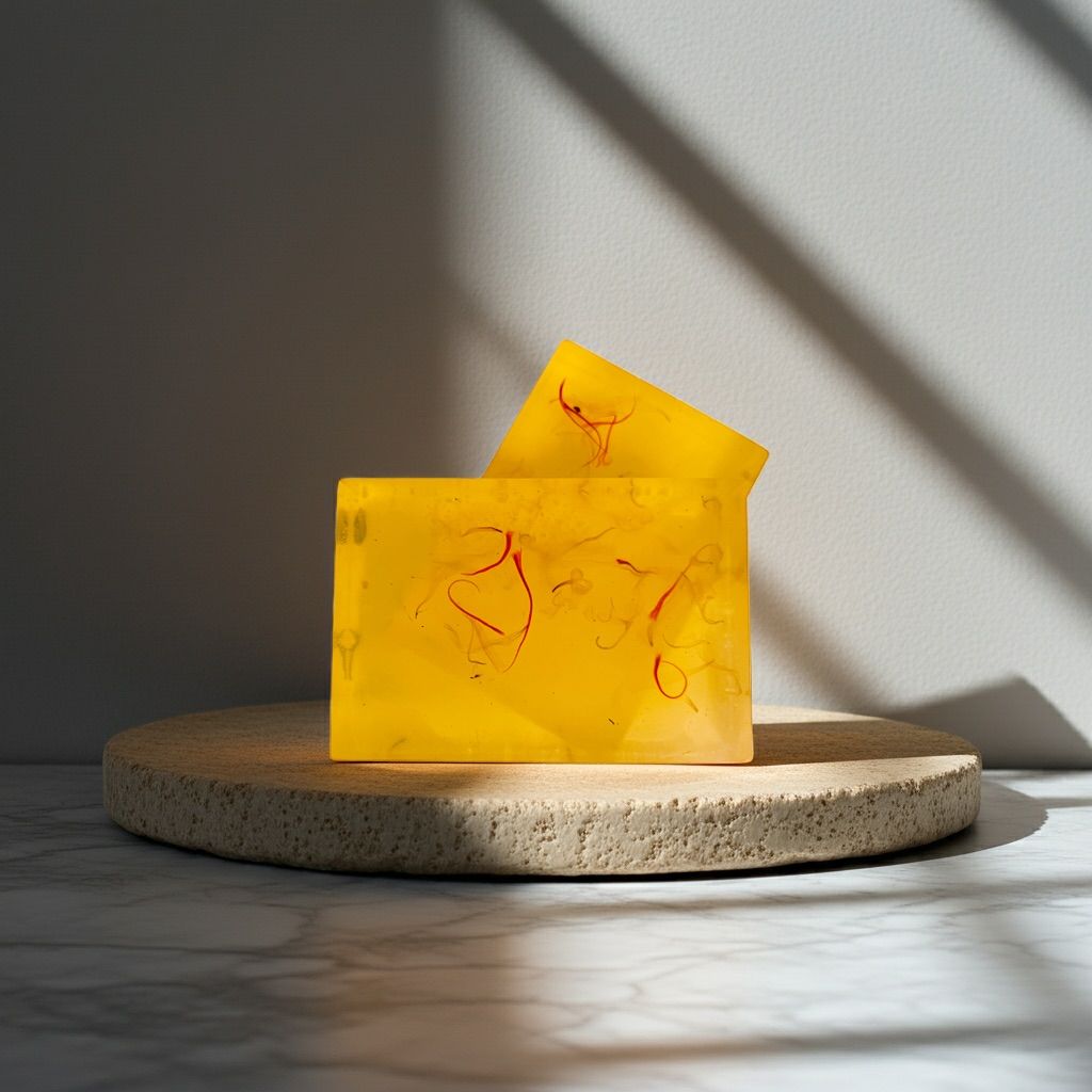 Saffron Soap – 100 gm - Image 4