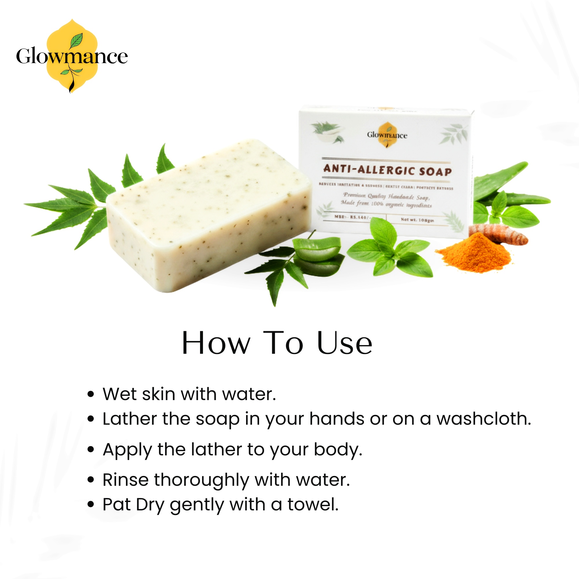 Anti-Allergic Soap – 100 gm - Image 4