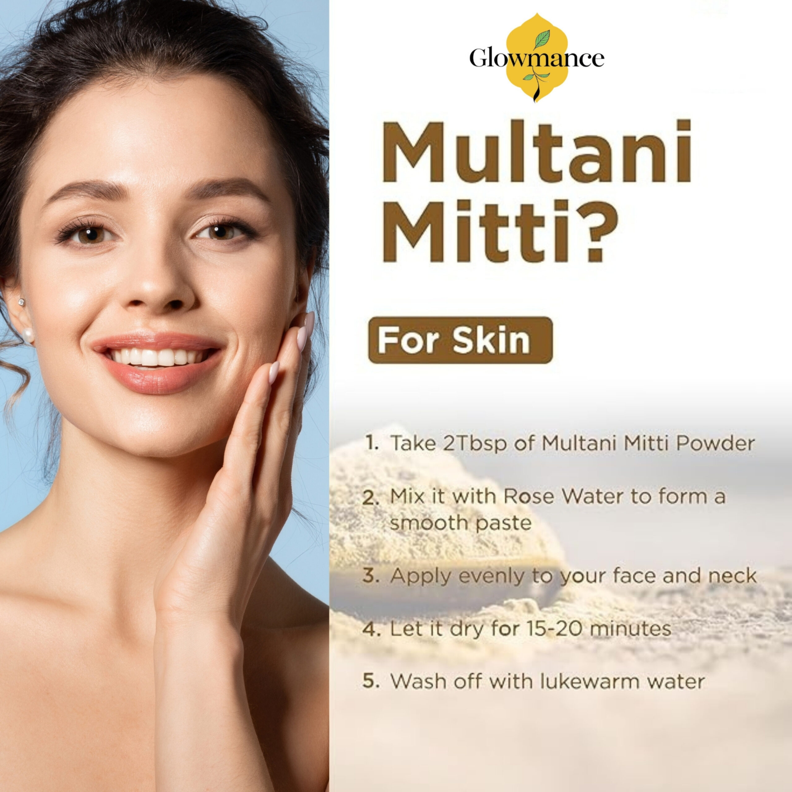 100% Natural Herbal Multani Mitti Powder – 200 gm - Image 4