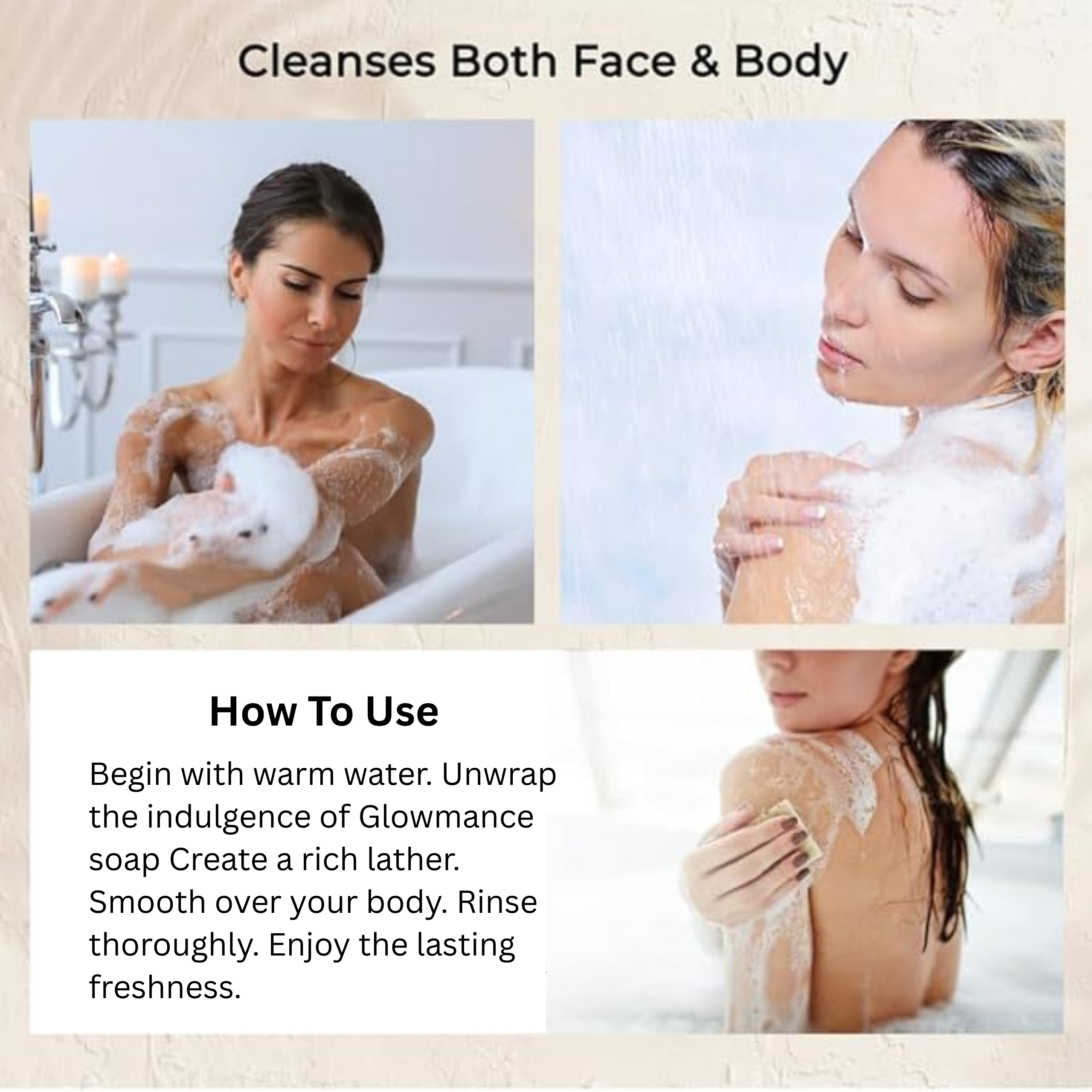 Glowmance Loofah Soap Bar-100gm - Image 4