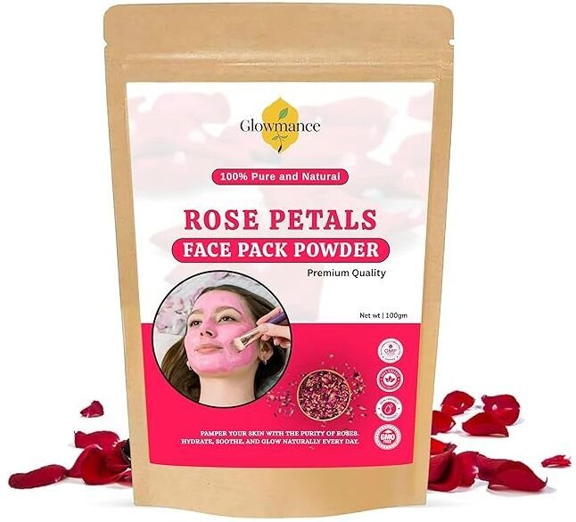 Rose Petal Face Pack Powder